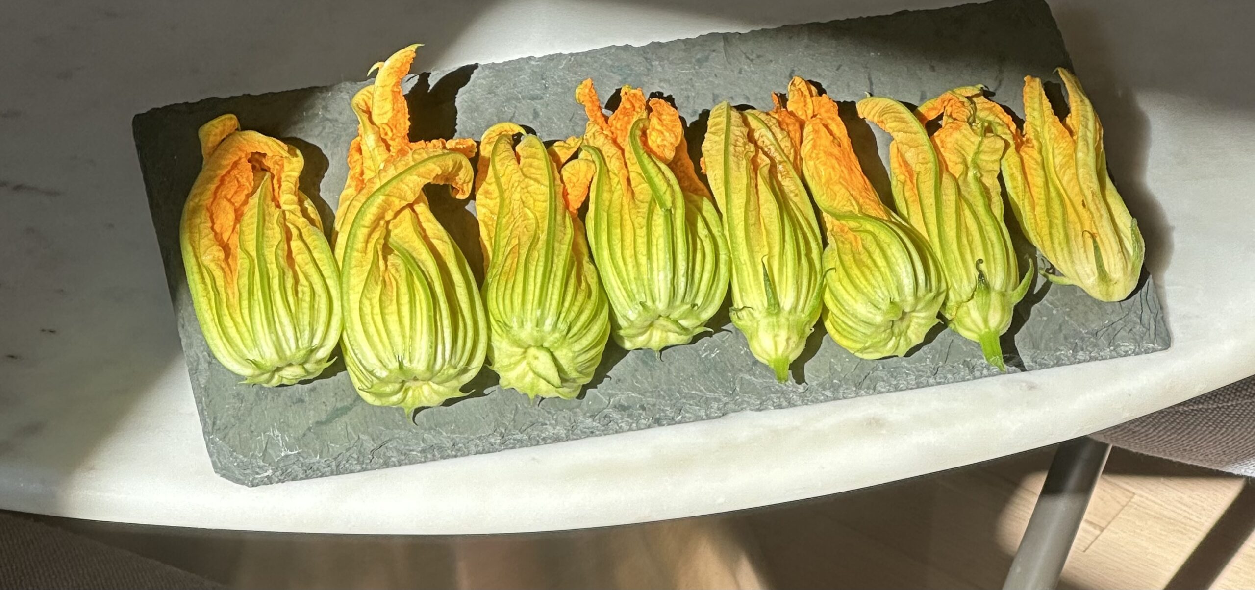 Fried Zucchini Flowers: