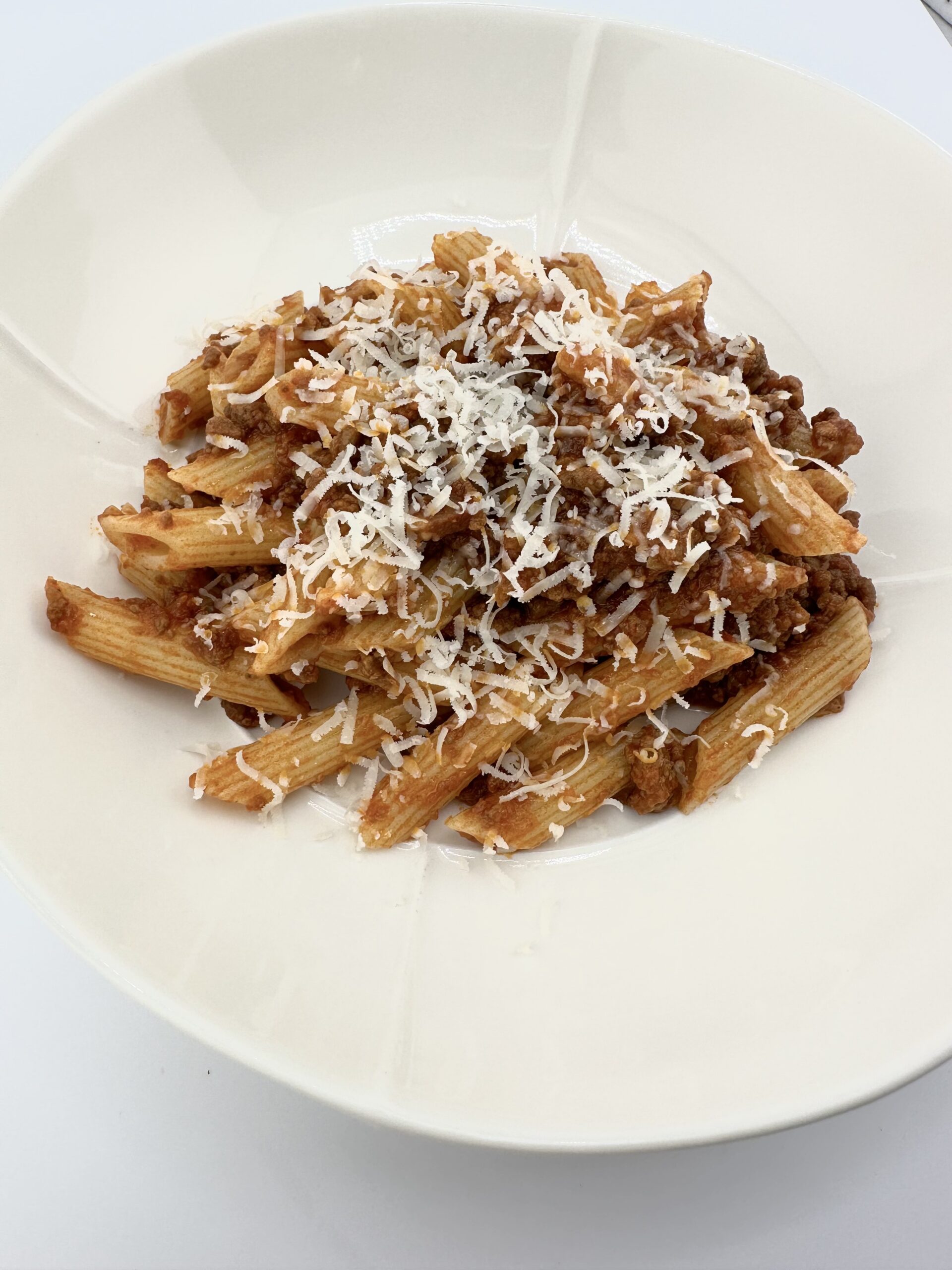 Pasta with bolognese sauce
