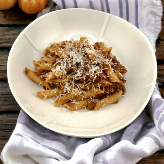 Pasta bolognese