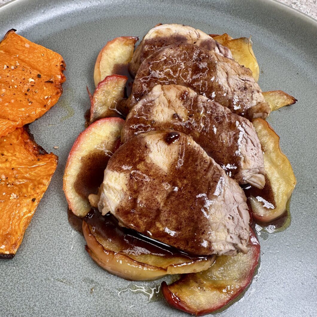 Pork Tenderloin with Red Wine Reduction 