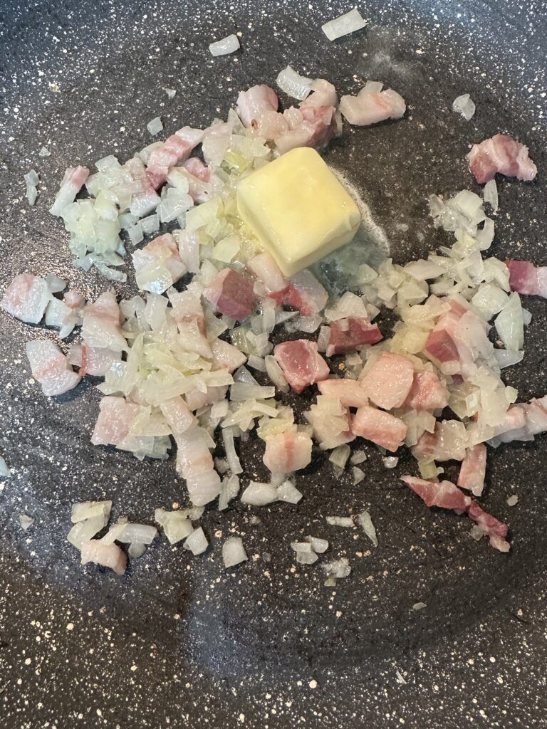 Pancetta and butter