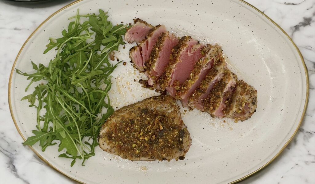 Pistachio Tuna Steak