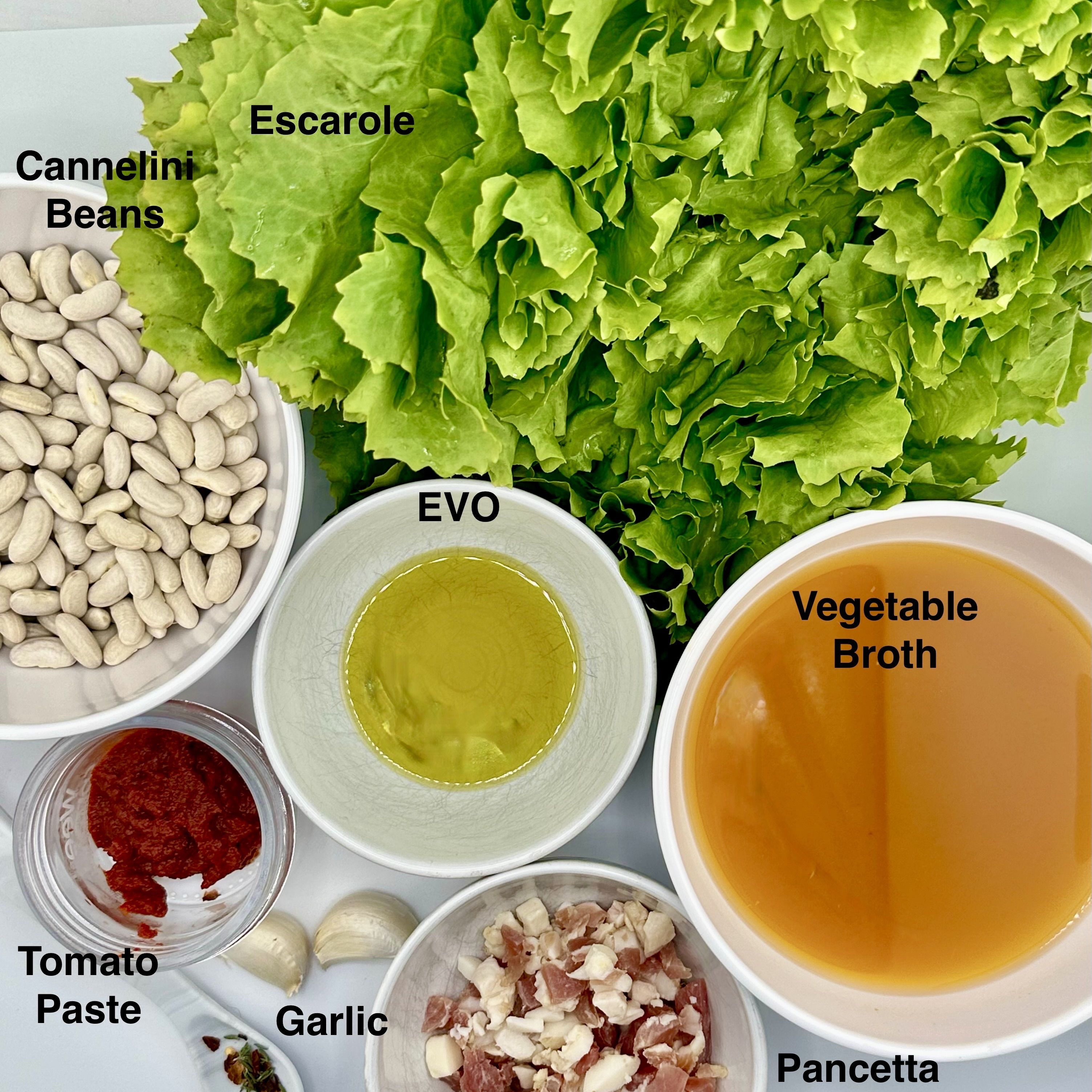 Escarole Soup Ingredients