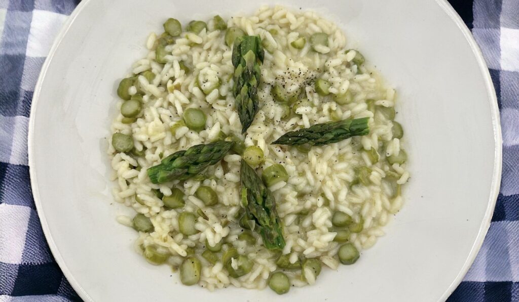 asparagus risotto