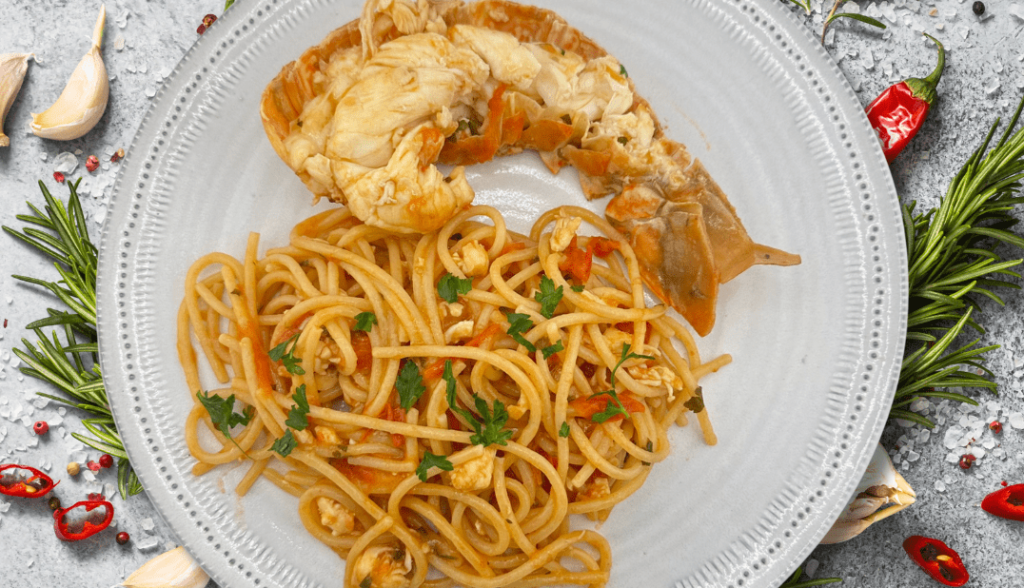 Lobster Tail Spaghetti