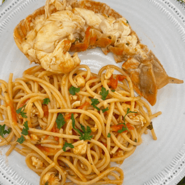 Lobster Tail Spaghetti