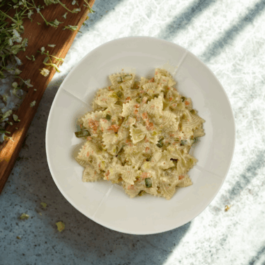 Zucchini and Salmon Pasta