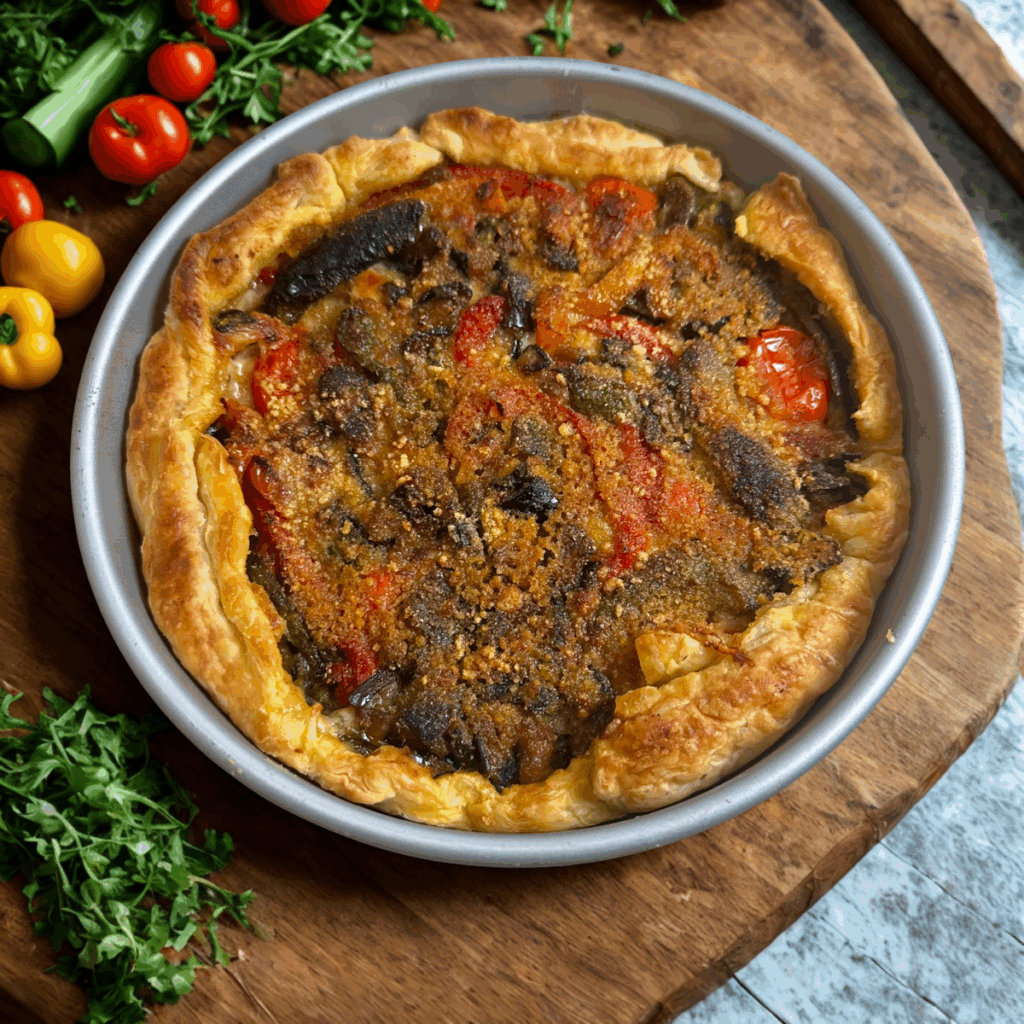 Puff Pastry with vegetables