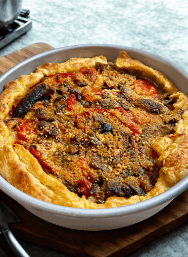 Puff Pastry with vegetables -Featured