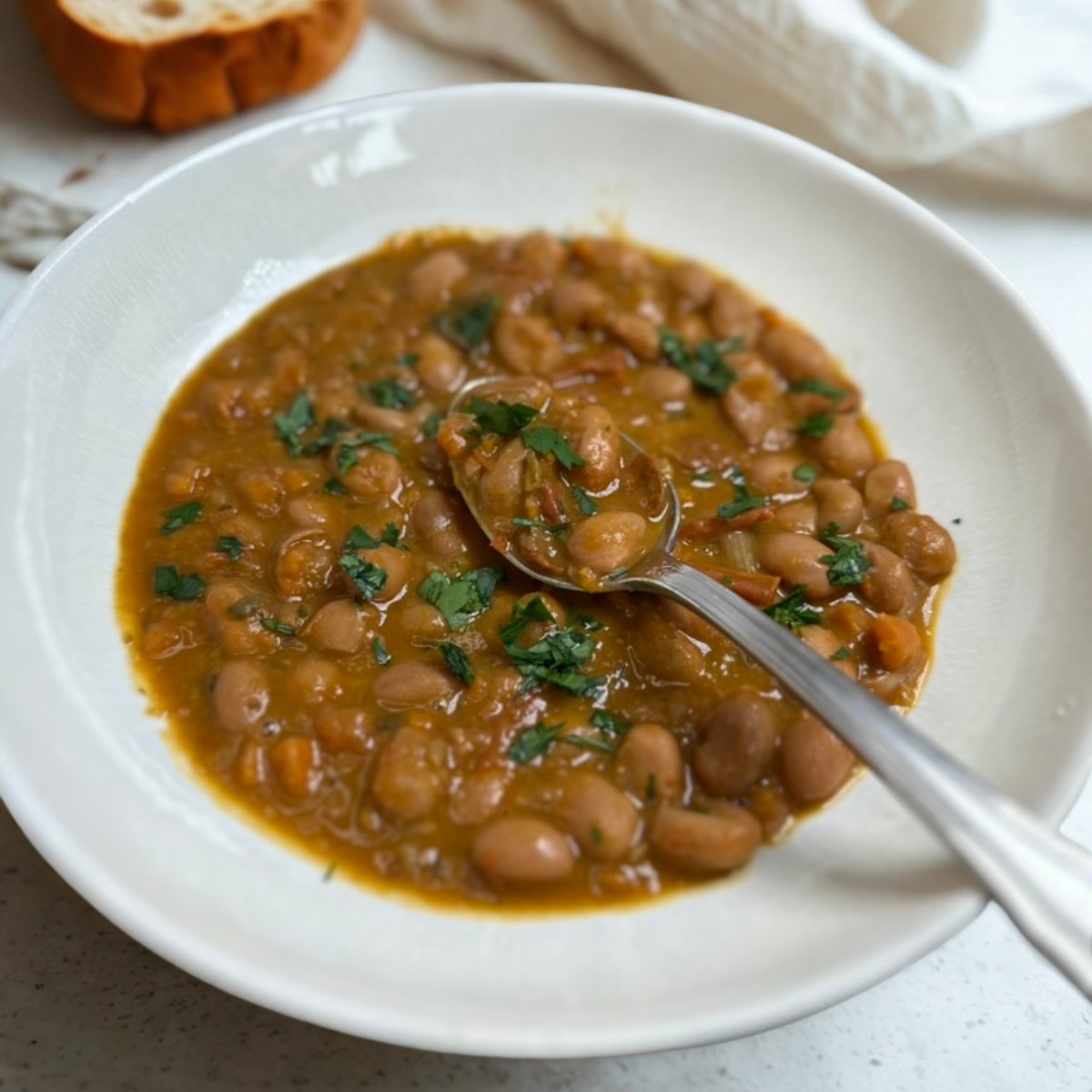 Italian Bean Soup 
Link to Recipe in Comment
#italianfood #beansoup #soup #soupseason #recipes