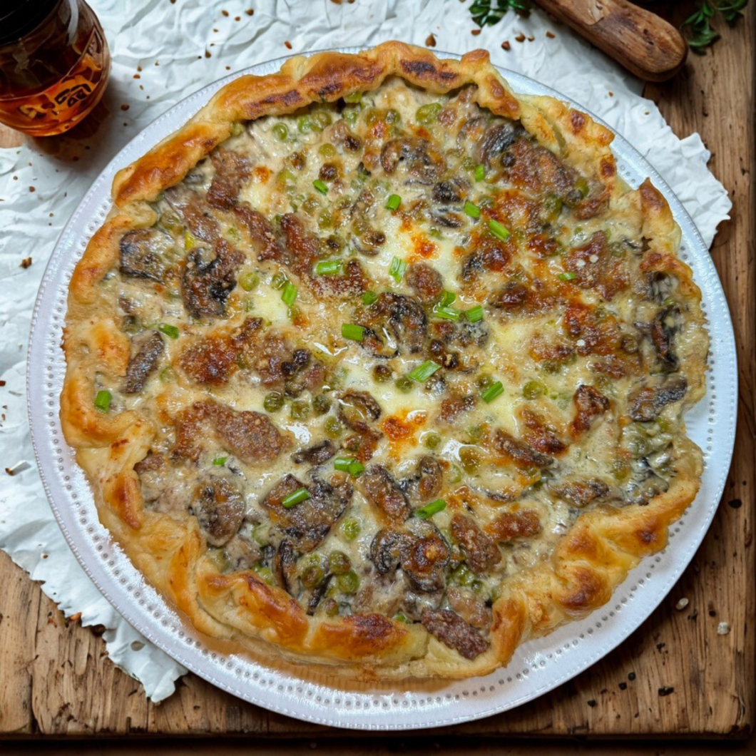 Rustic Boscaiola Savory Pie