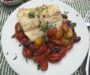 Easy One-Pan Halibut with Cherry Tomatoes and Capers